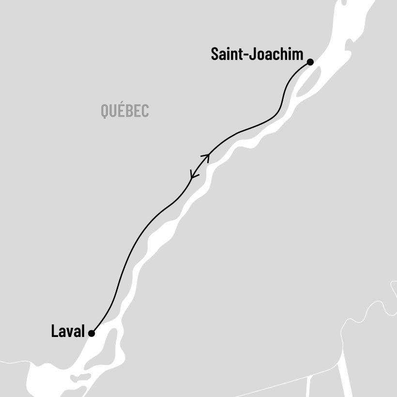 Cap Tourmente et l'Île d'Orléans map