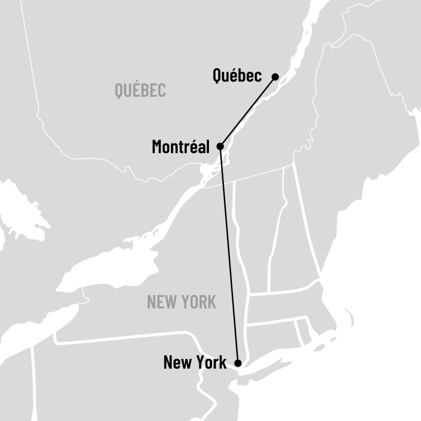 New York et la parade de Macy's de Thanksgiving map