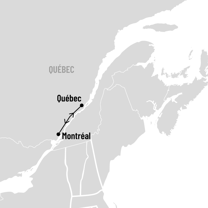La Nouvelle-France et ses îles secrètes map