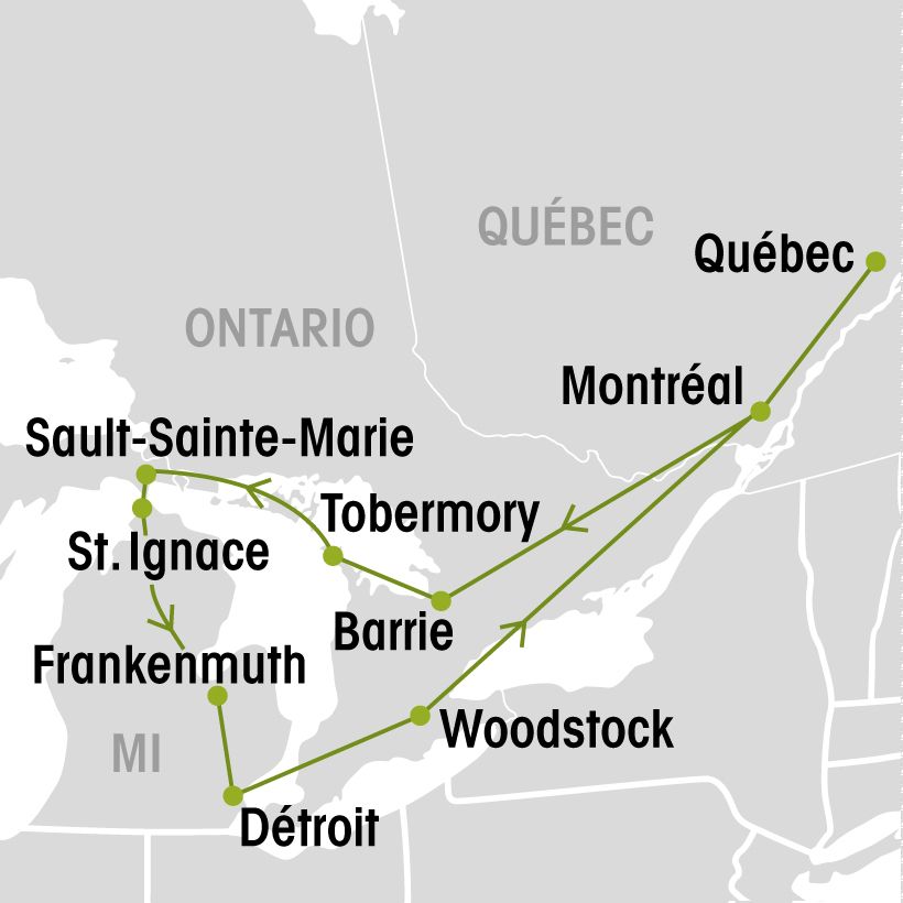 La baie Georgienne map