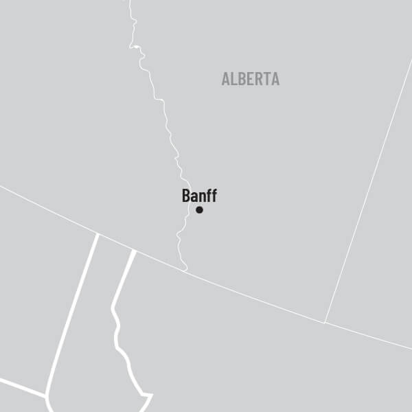 Découverte de Banff et ses trésors naturels map