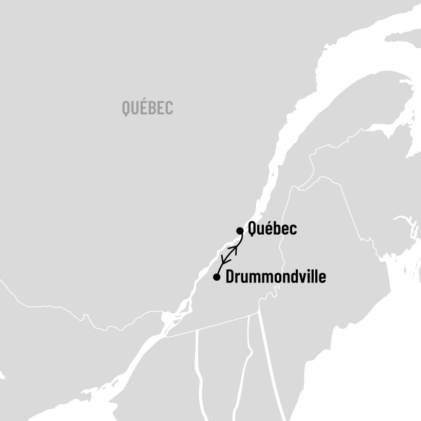 Québec et ses marchés de Noël map