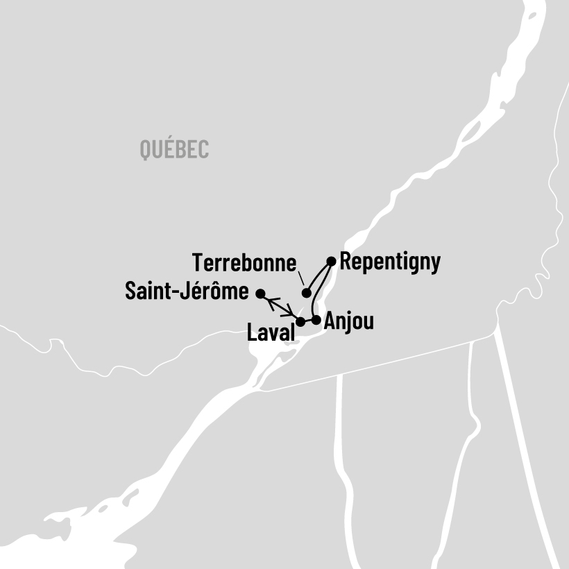 La magie d'un Noël avec Mélissa Bédard map