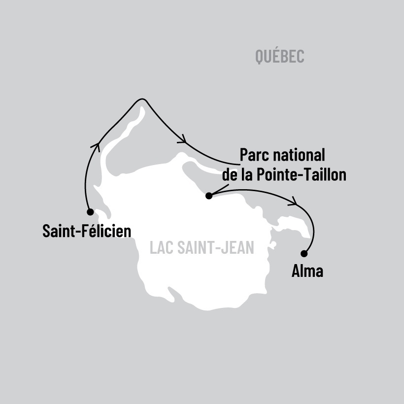 Au pays des Bleuets map