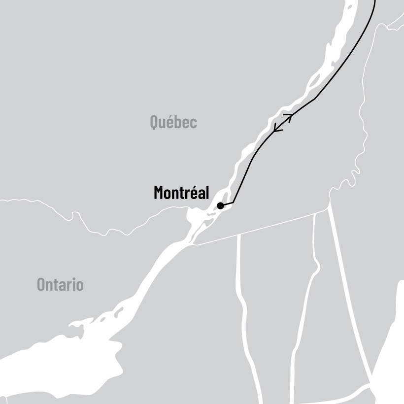 Croisière country map