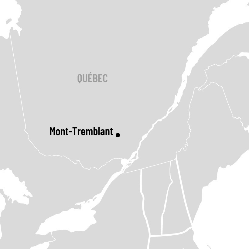Escapade au Mont-Tremblant map