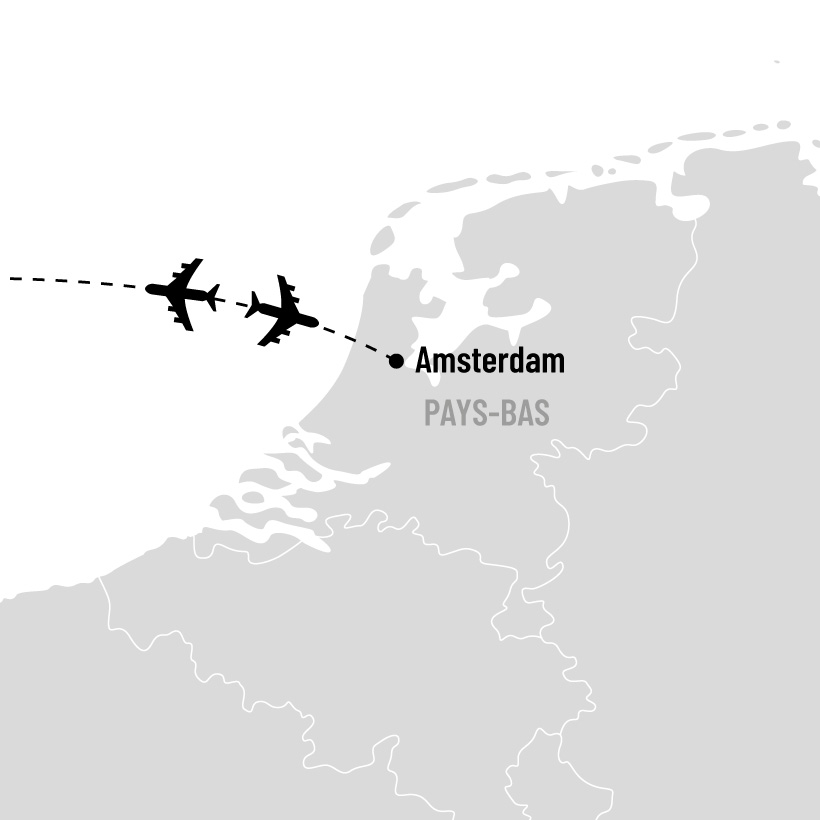 Escapade à Amsterdam map