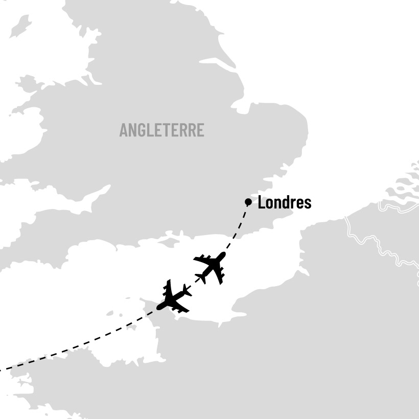 Escapade à Londres map