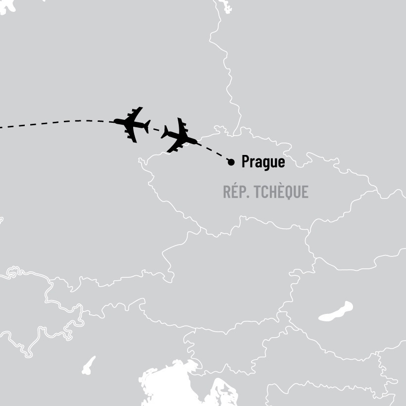 Féerie de Noël à Prague map
