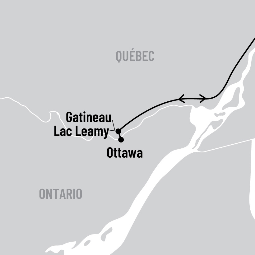 Festival canadien des tulipes à Ottawa au Hilton Lac Leamy map