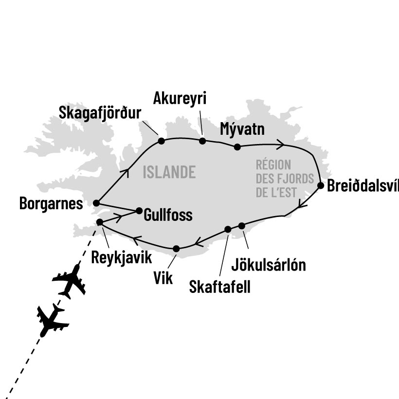 L'Islande en formule active map