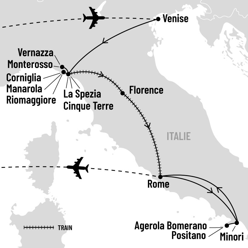 Italie en formule active map