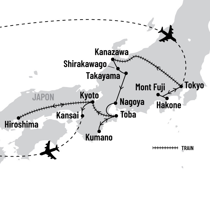 Japon map
