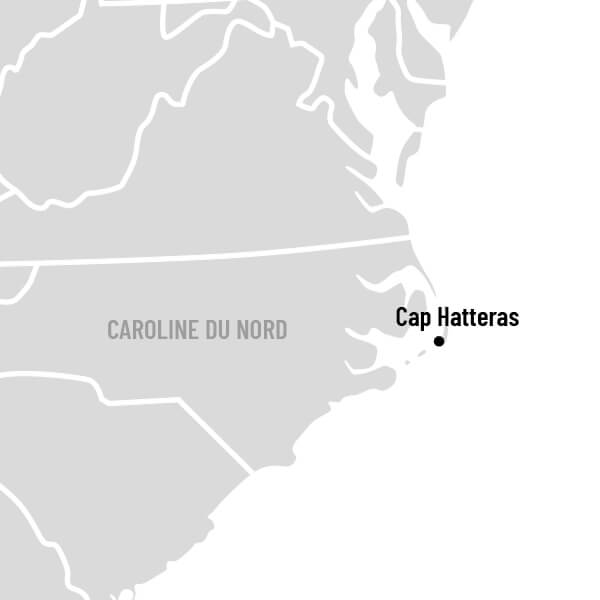 Kitesurf à Cap Hatteras map