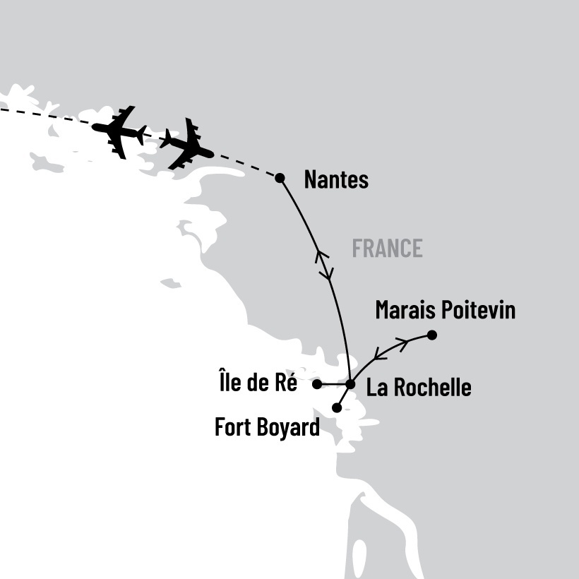 La Rochelle et l’île de Ré map