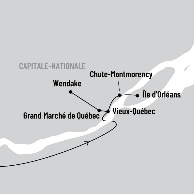 Le meilleur de Québec map