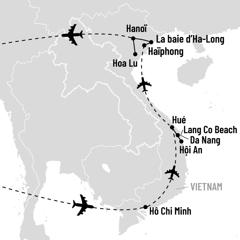 Le plus beau du Vietnam map