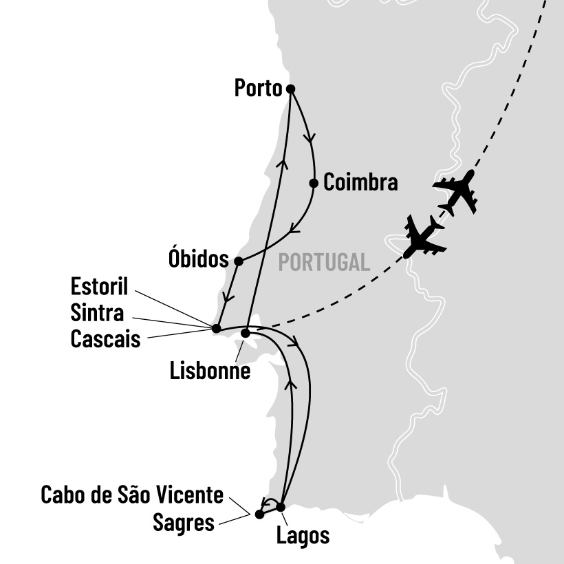 Portugal en formule active map