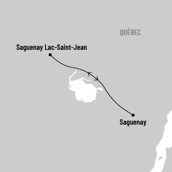 Au pays des bleuets et le Zoo sauvage de Saint-Félicien map