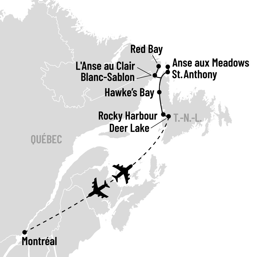 Terre-Neuve-et-Labrador, Blanc-Sablon map