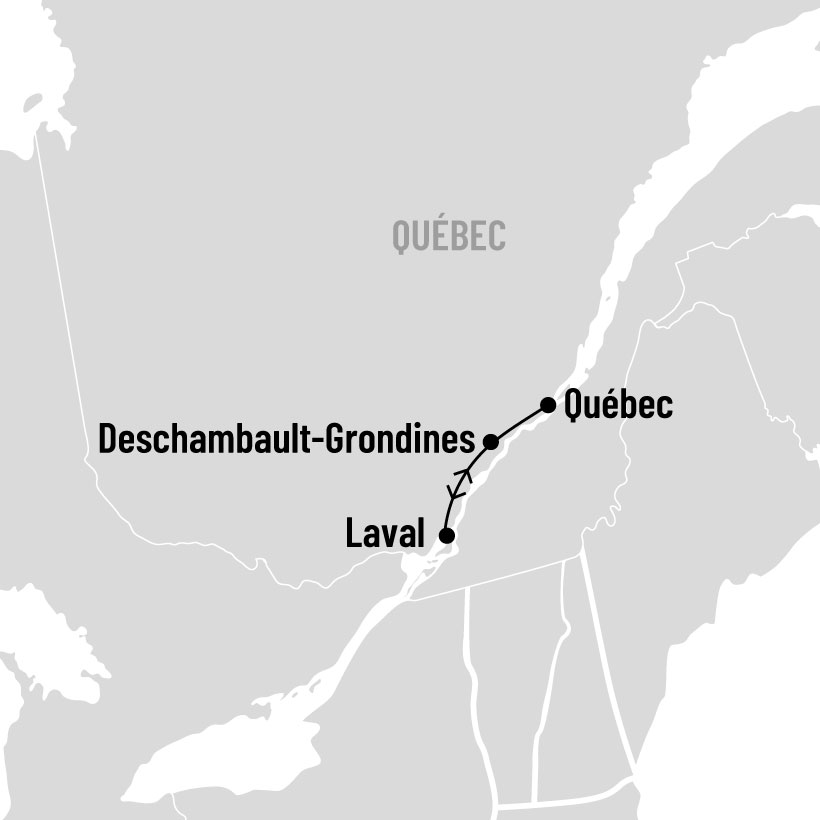 Vive la Cabane à sucre! map