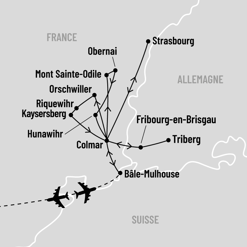 Charmes d'Alsace map