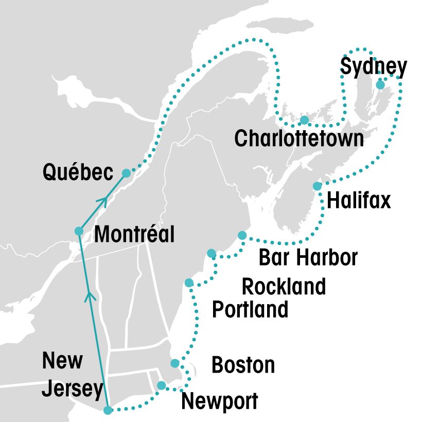 Croisière automnale map