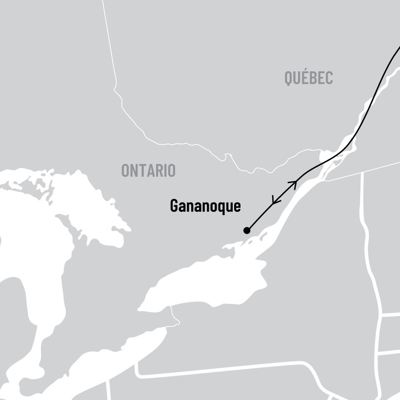 Croisière dans les Mille-Îles et château de Boldt map
