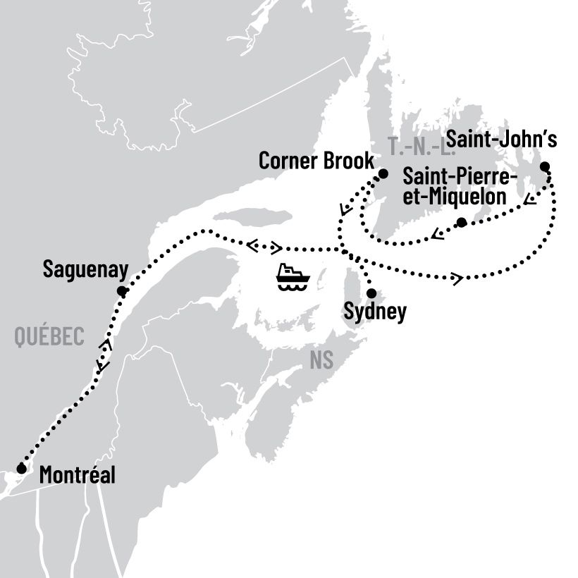 Duo Maritimes et Saint-Pierre-et-Miquelon map