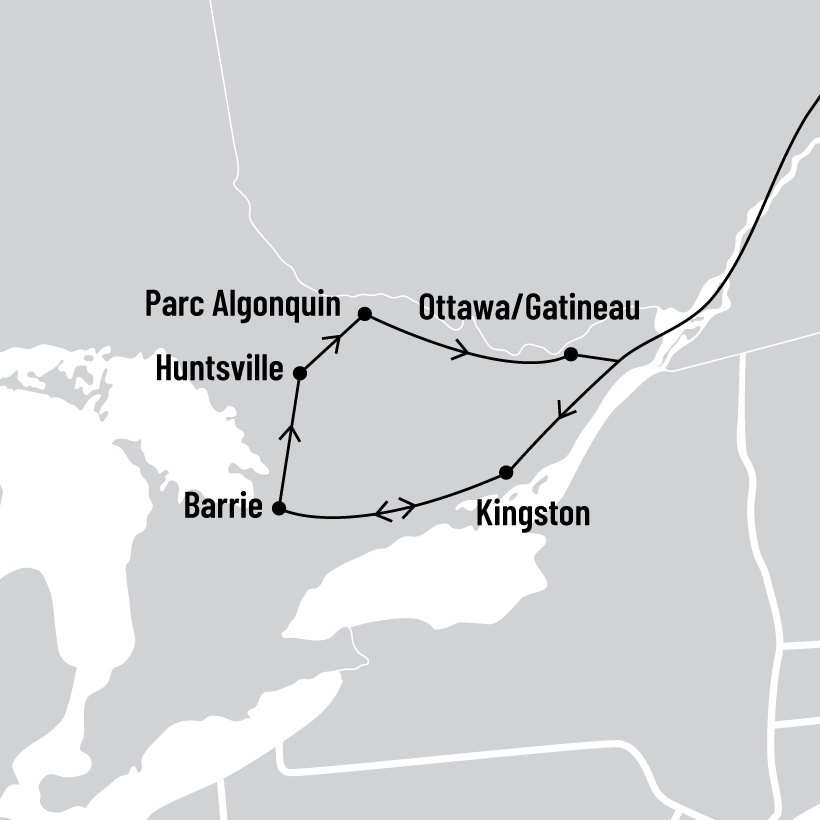 Escapade dans la Baie Georgienne map