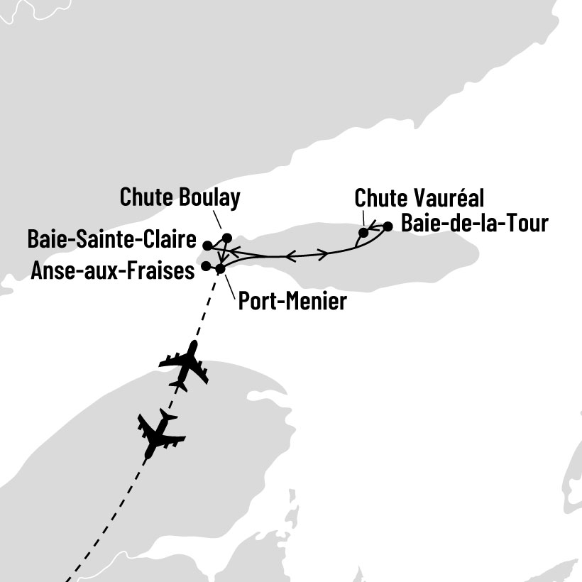 L'île d'Anticosti: Patrimoine mondial de l'UNESCO map