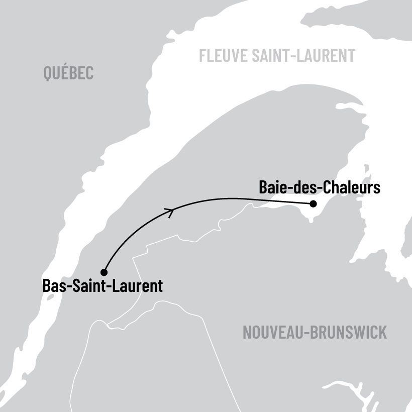 La Baie-des-Chaleurs map