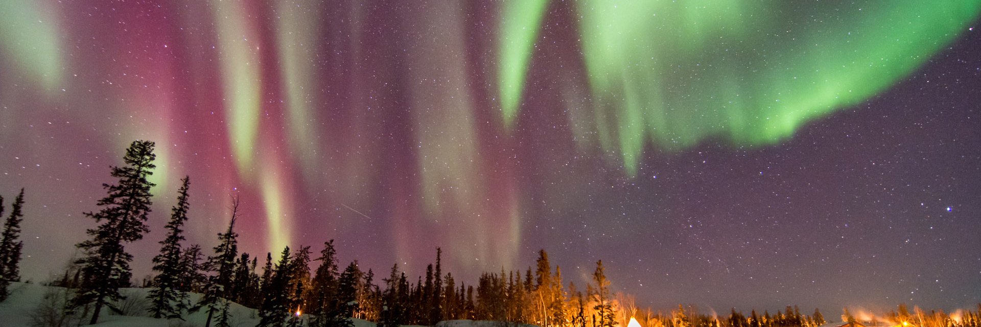 Aurores boréales à Yellowknife