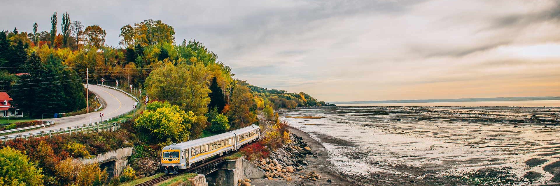 Train animé de Charlevoix et l'Isle-aux-Coudres