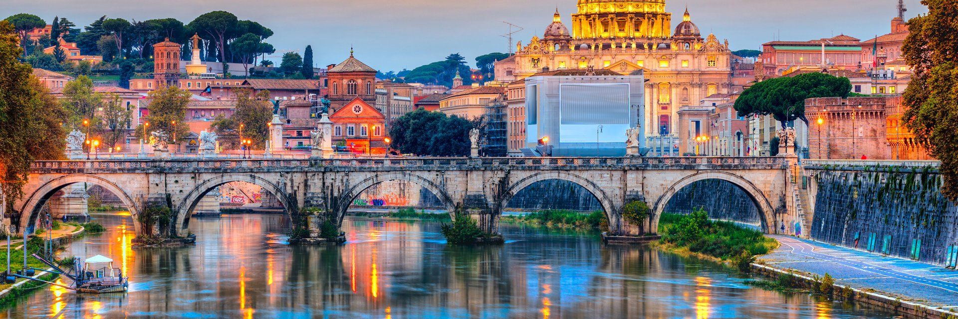 Rome, Florence et Venise en train