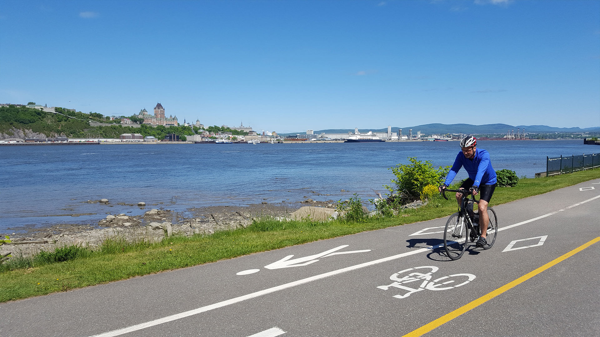 Cyclotourisme à Québec