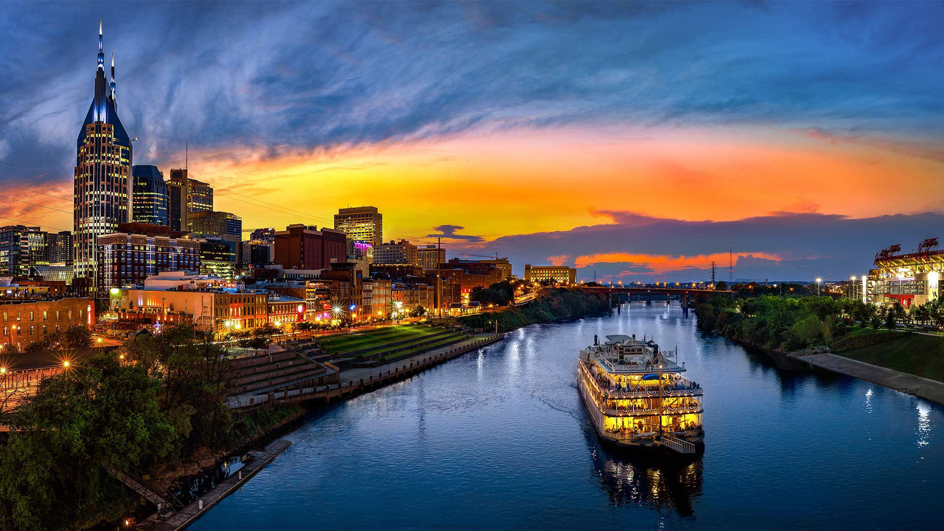 Nashville et Memphis
