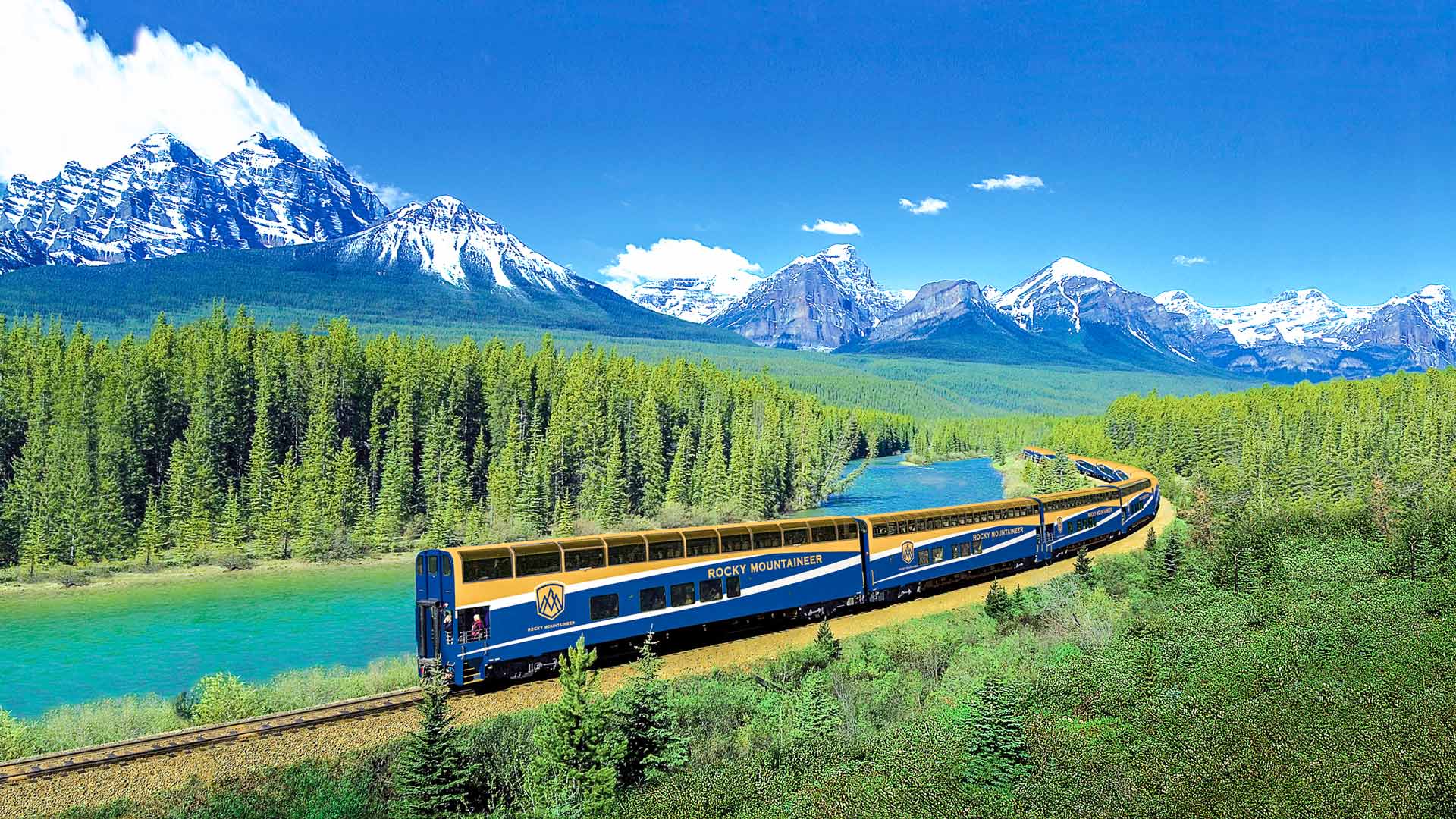 Les Rocheuses canadiennes à bord du Rocky Mountaineer ®