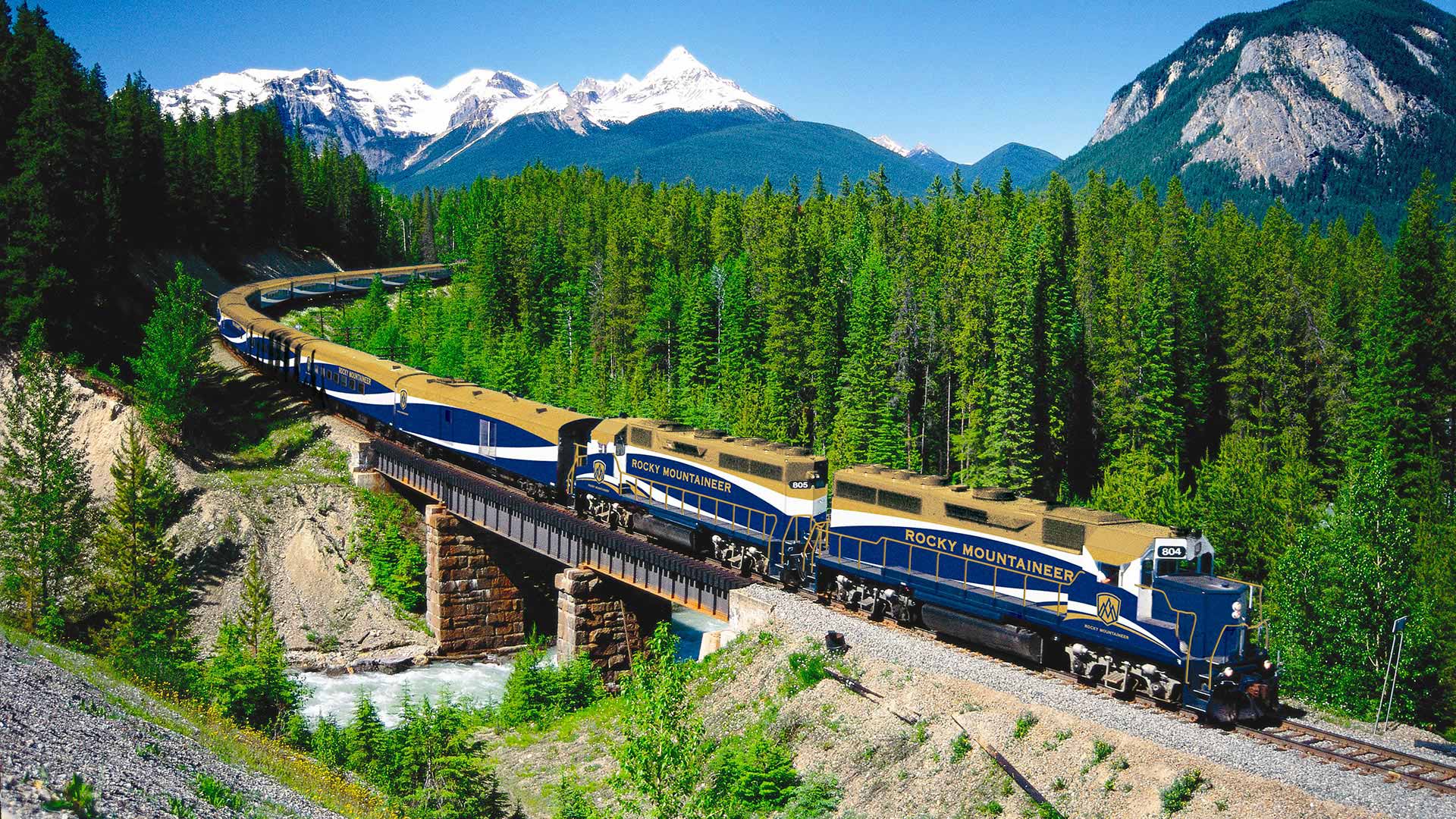 Les Rocheuses canadiennes à bord du Rocky Mountaineer ®