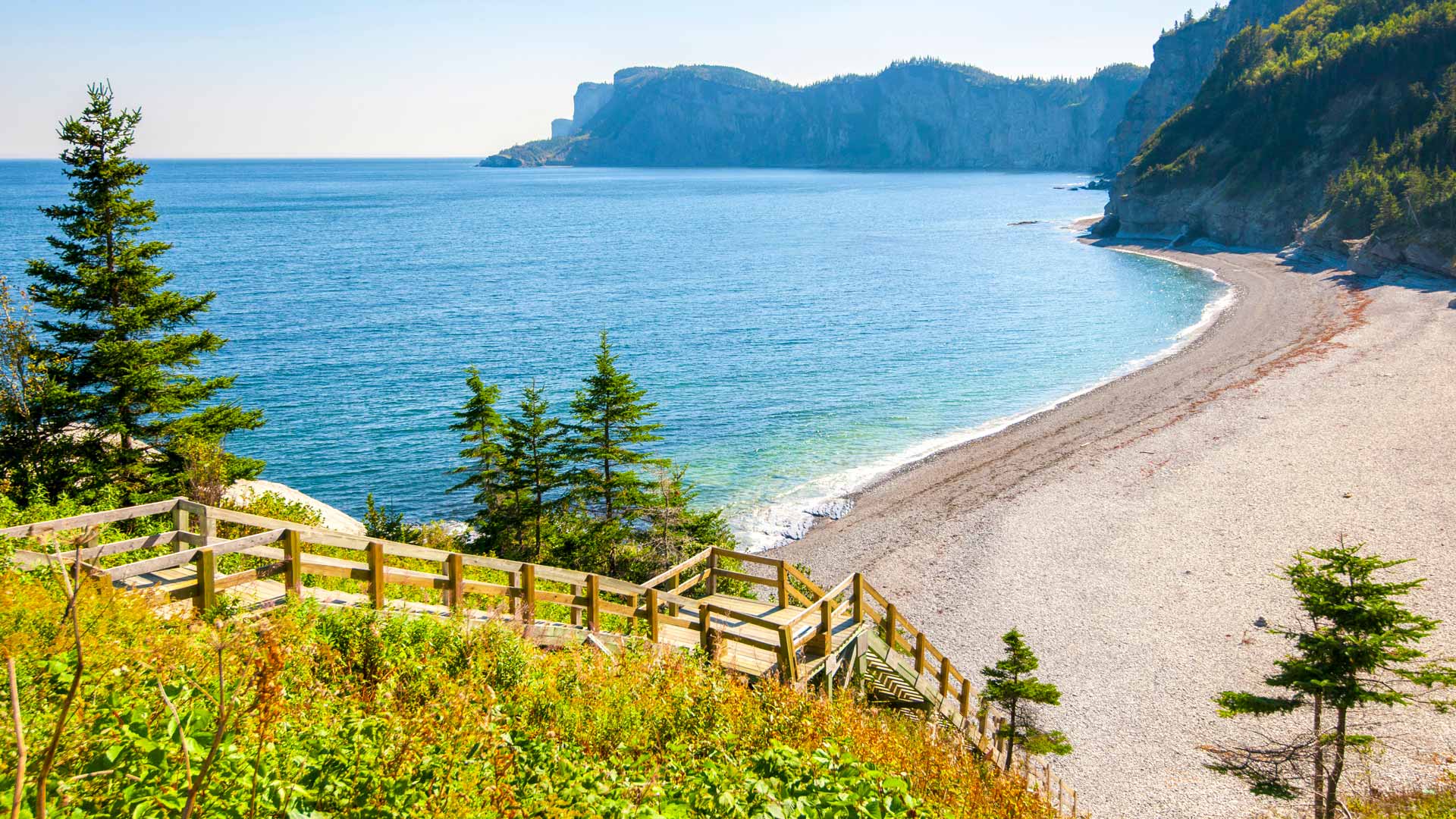 Découverte du littoral Gaspésien