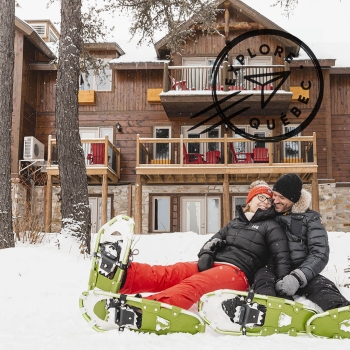 Séjour nature dans Lanaudière en hiver à l'Auberge du Lac Taureau