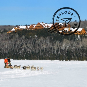 Séjour nature en Mauricie à l'Hôtel Sacacomie - saison hivernale